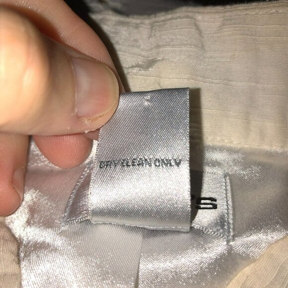 Chicos Womens Size 3 XL Ivory White Embroidered Beaded 3/4 Sleeve Blazer Jacket - Picture 10 of 10